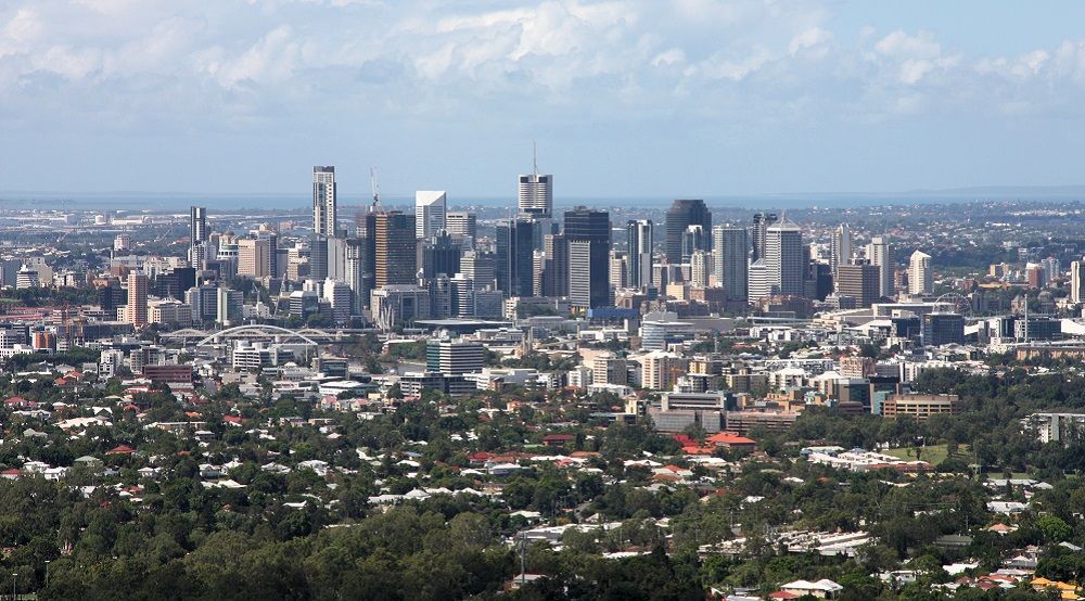 Blick über Brisbane