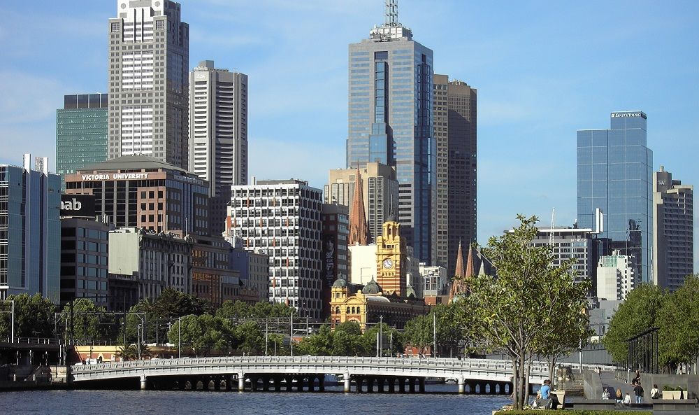 Blick über Melbourne