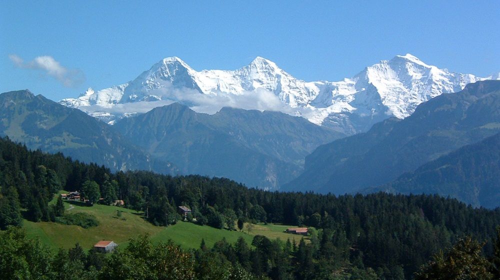 Das Berner Oberland in der Schweiz