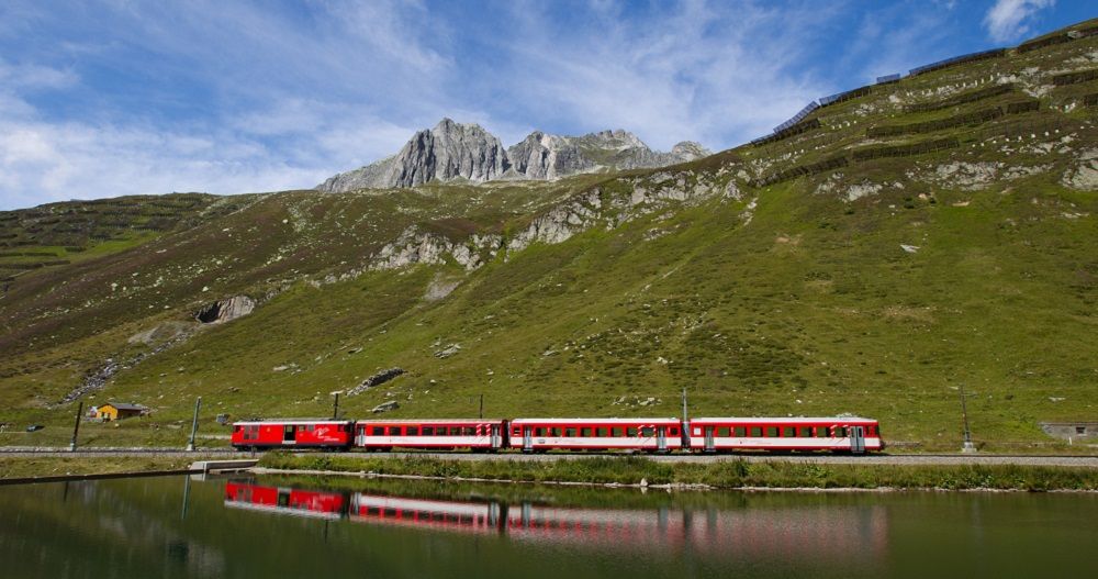 Glacier Express in der Schweiz
